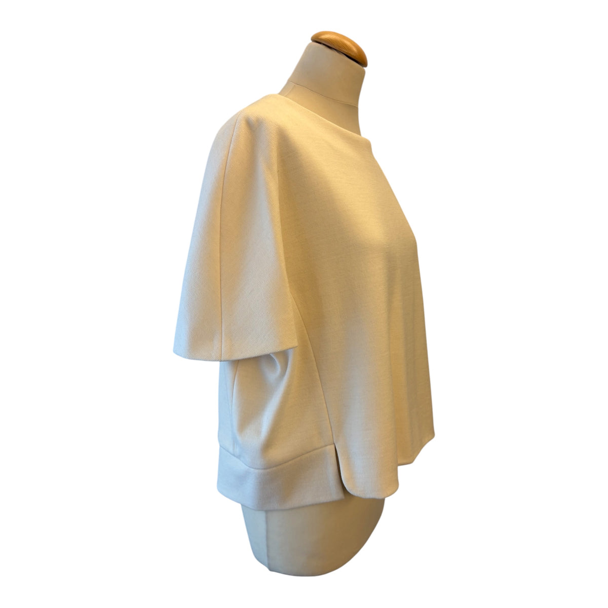 BALENCIAGA Virgin Wool Crop Top Size FR 42