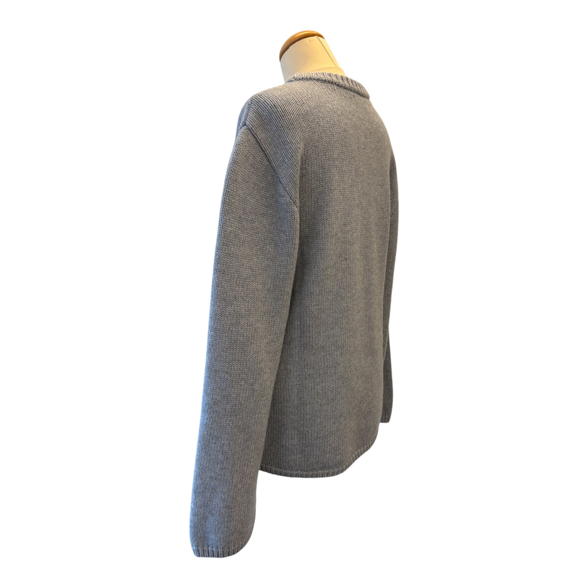 TOTÊME Montese Round Neck Knit Sweater Blue Size M