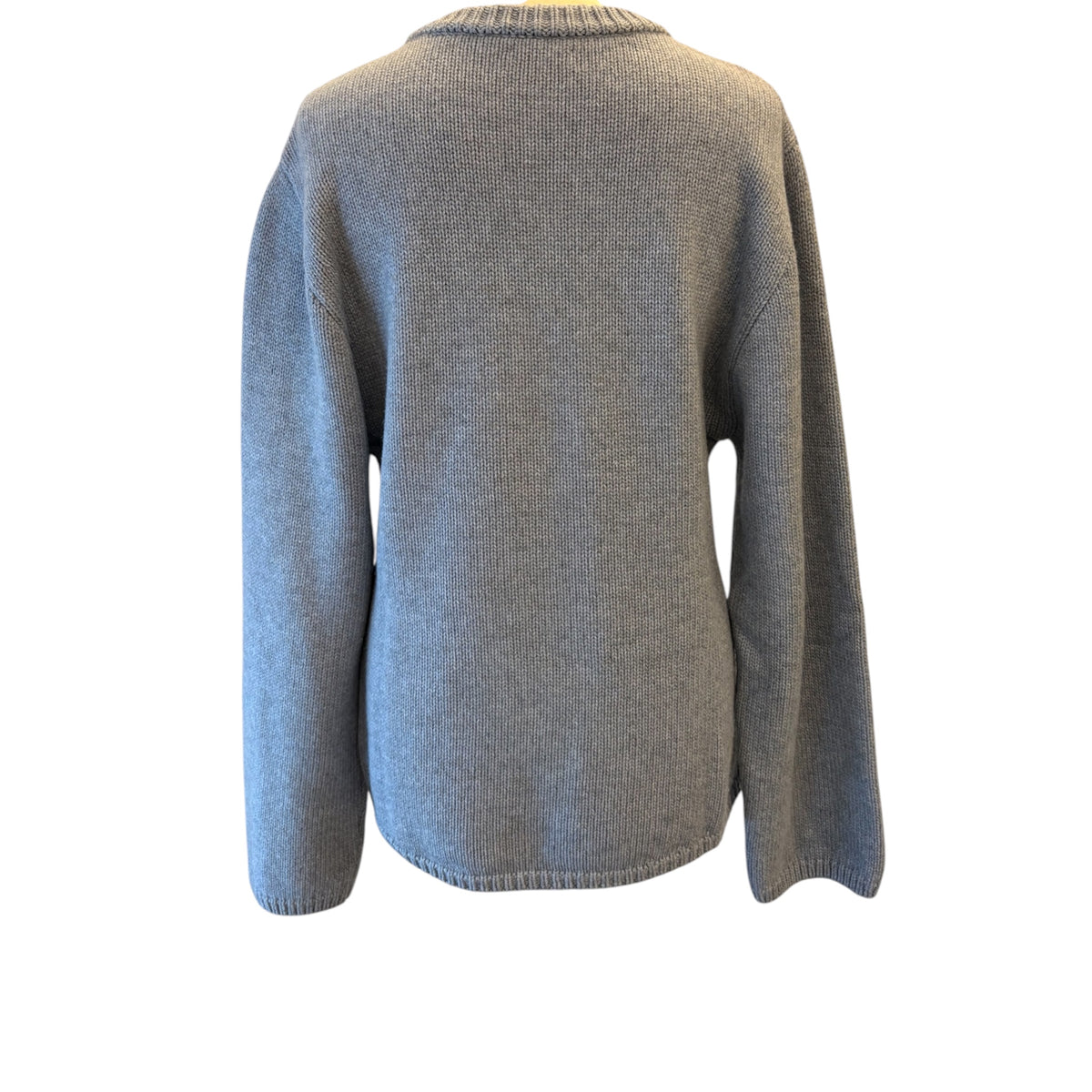 TOTÊME Montese Round Neck Knit Sweater Blue Size M