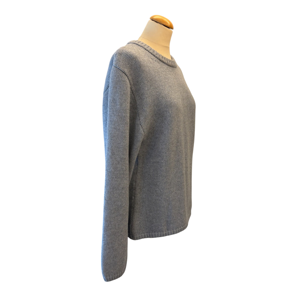 TOTÊME Montese Round Neck Knit Sweater Blue Size M