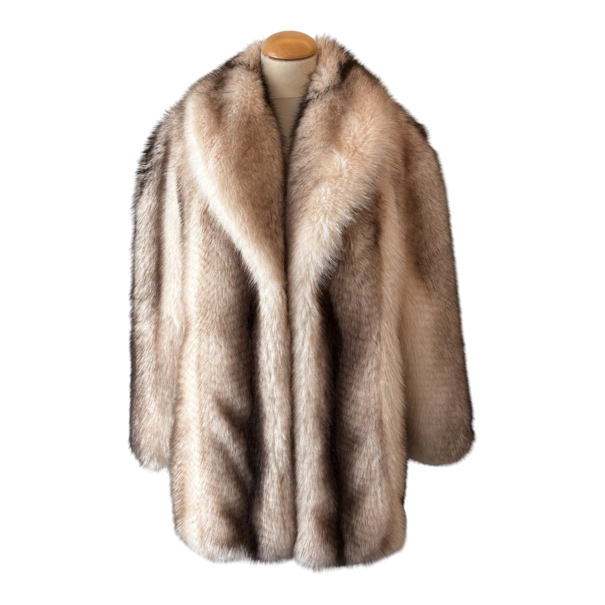 DUCIE London „Emilia” Faux Fur Jacket Size XS