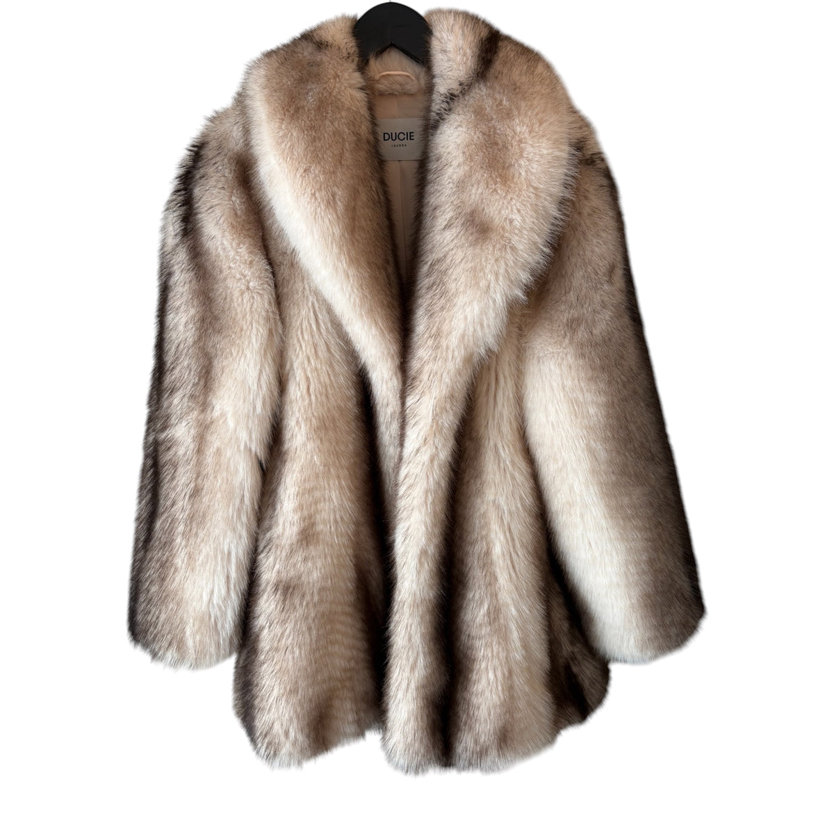 DUCIE London „Emilia” Faux Fur Jacket Size XS