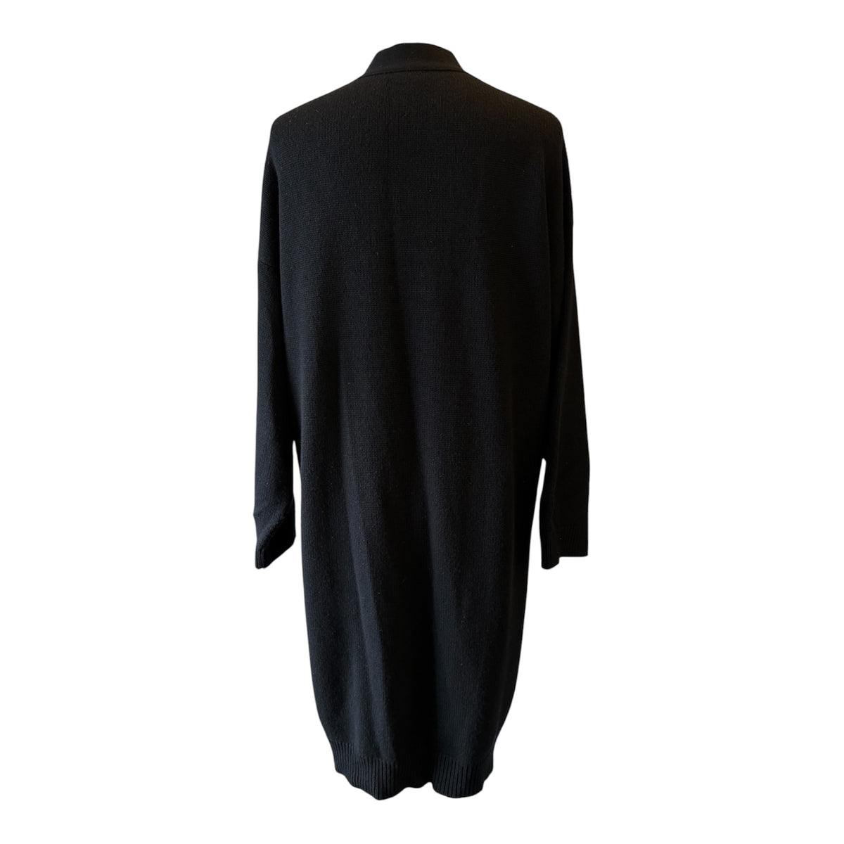 HERMÈS Long Cashmere Cardigan with Charm Details Size FR 36