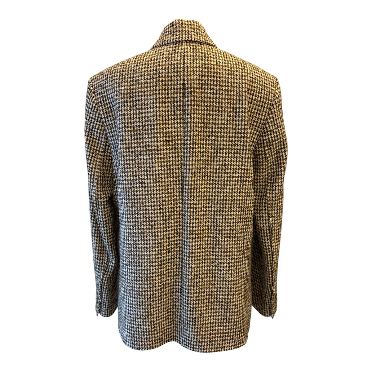 HOUSE OF DAGMAR (NWT) Houndstooth Brown Beige Blazer Size 36