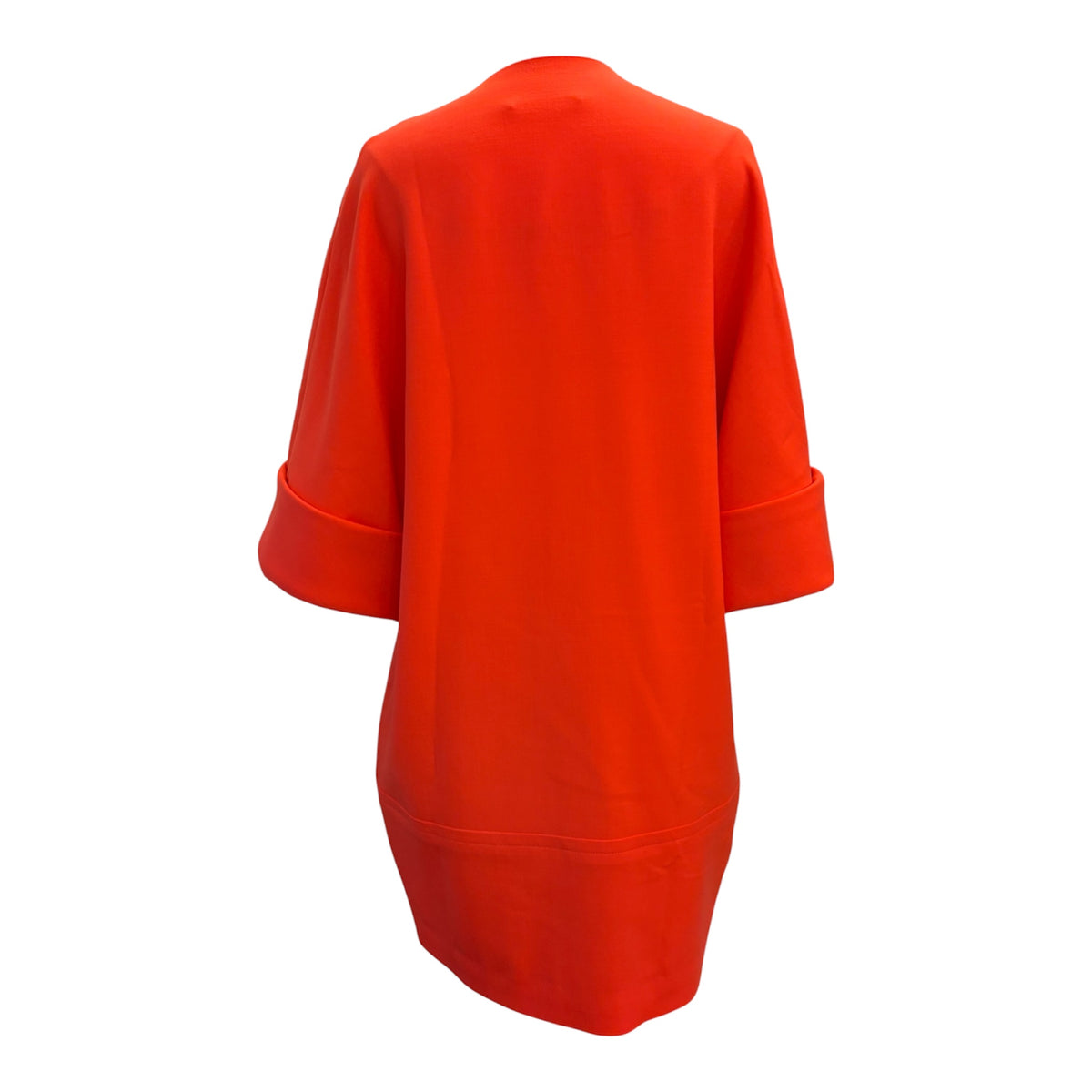 VICTORIA BECKHAM Orange/Coral Wool Coat Size 2 / EU XS