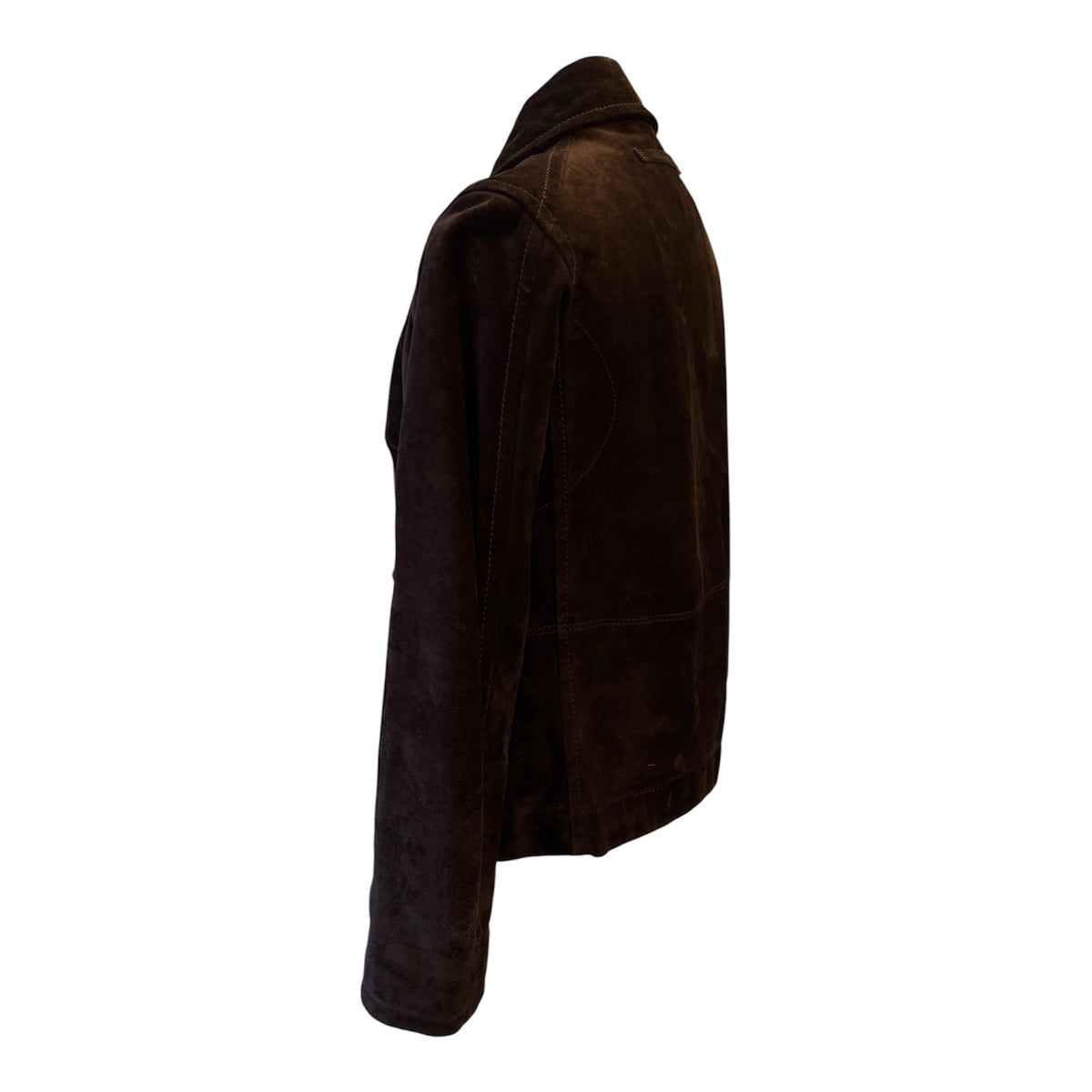 PRADA Vintage Fur Lined Suede Jacket Size IT 38 (XS)