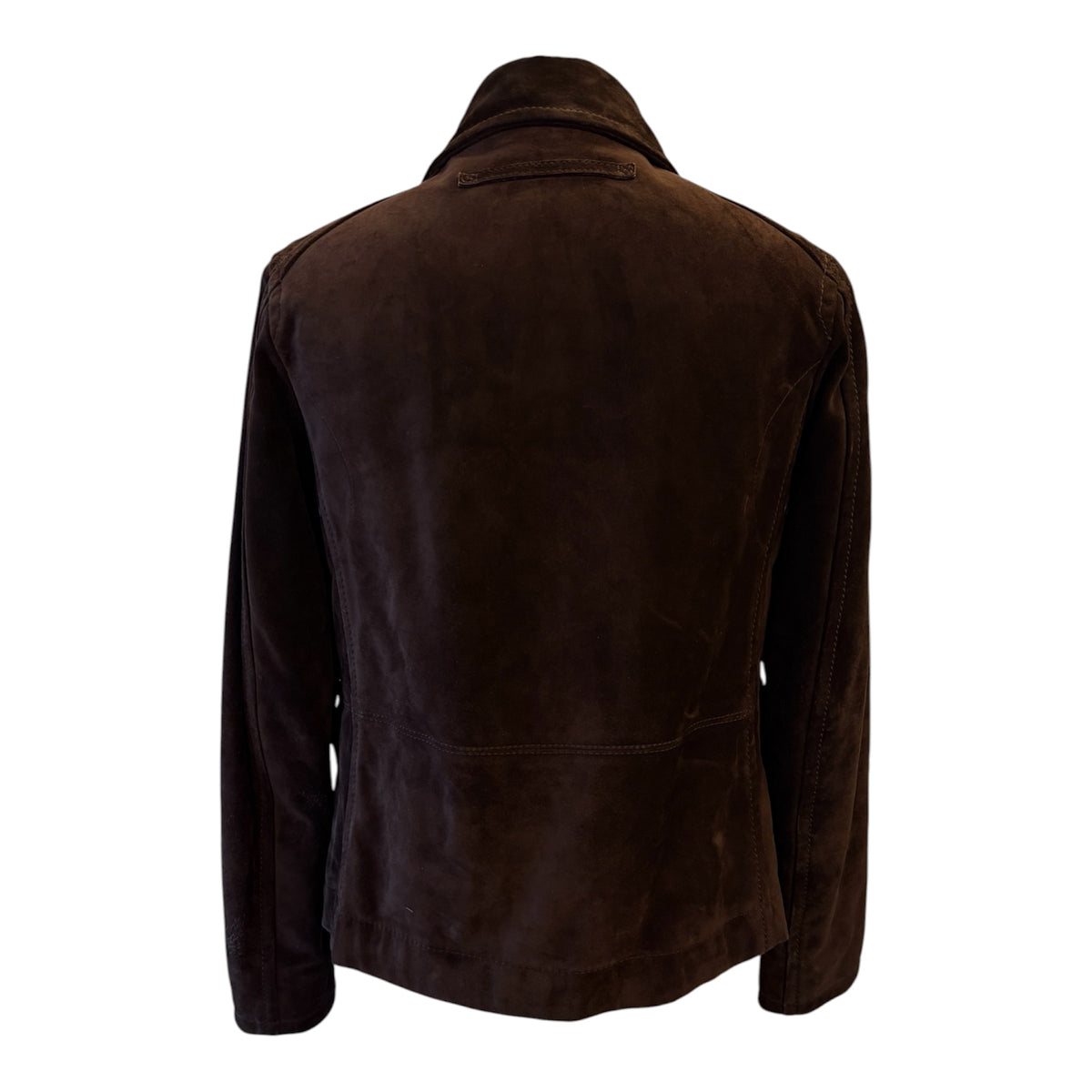 PRADA Vintage Fur Lined Suede Jacket Size IT 38 (XS)