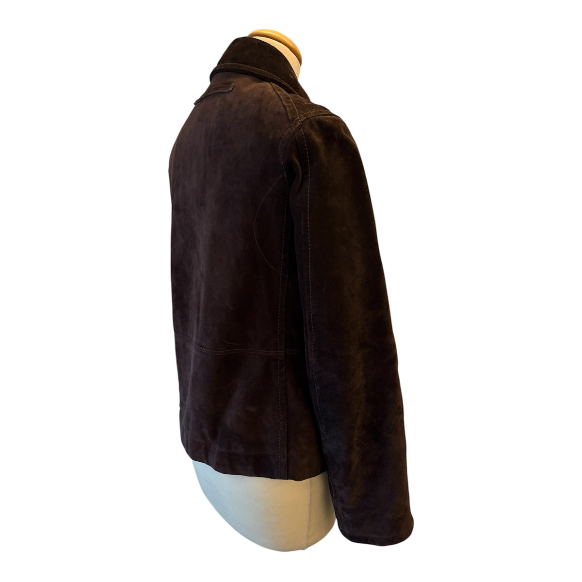 PRADA Vintage Fur Lined Suede Jacket Size IT 38 (XS)