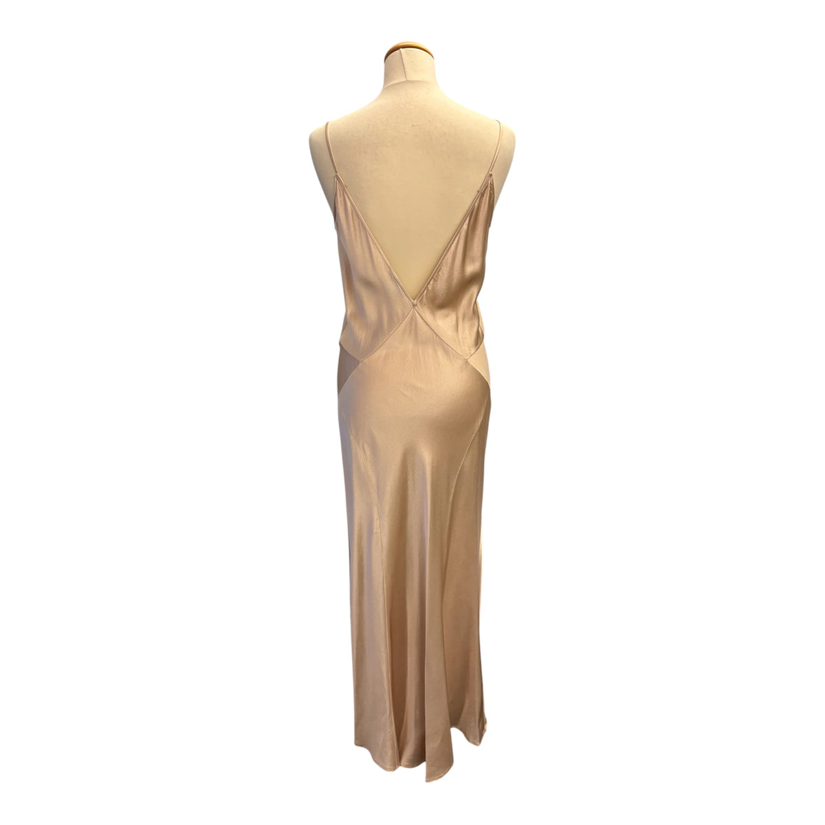 SAINT LAURENT Silk Satin Slip Dress Size FR 38