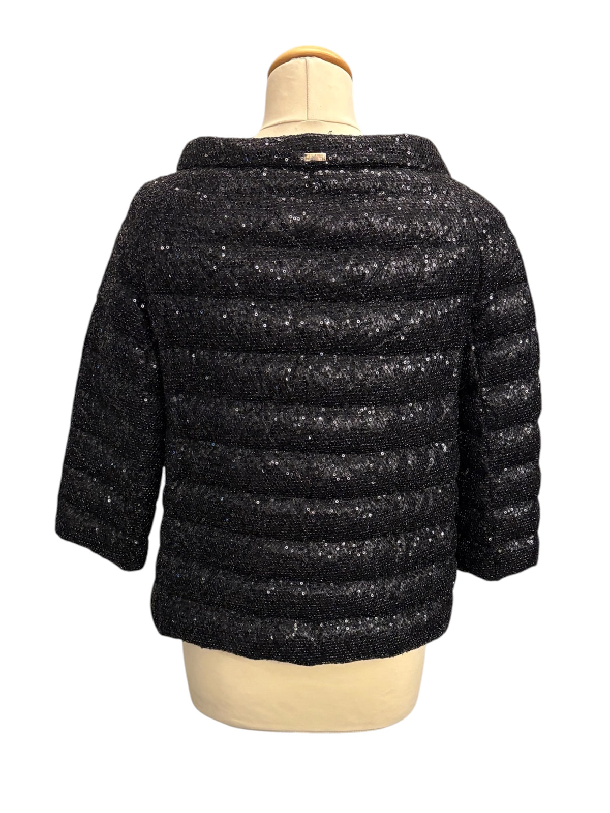 HERNO (BNWT) Sequin-Embellished Short Down Jacket Size IT 42