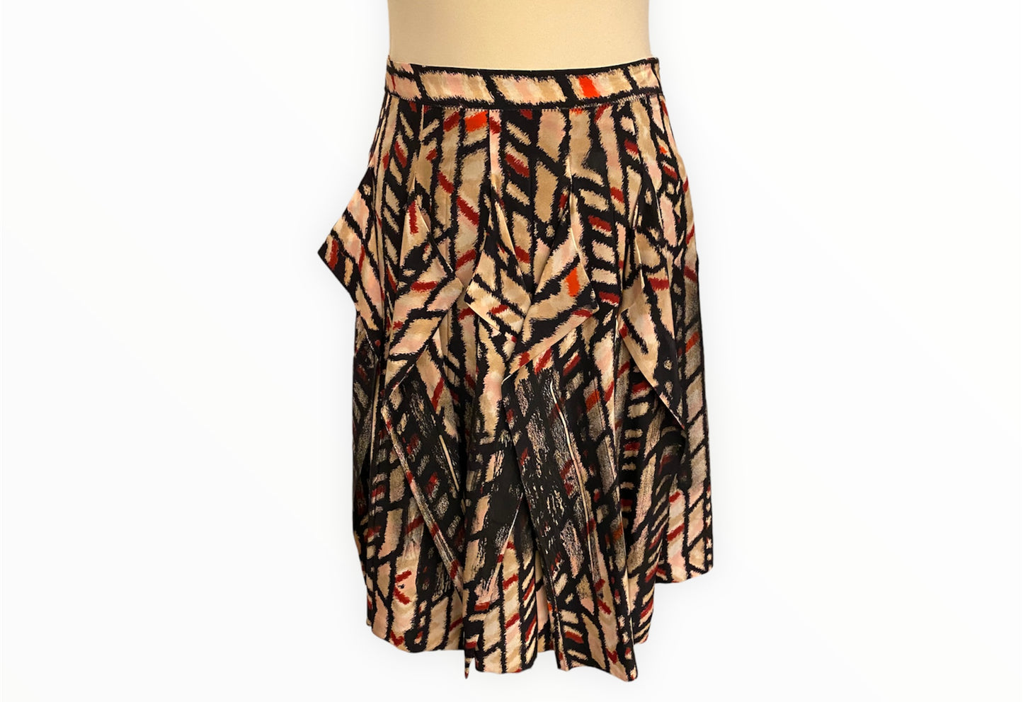 BOTTEGA VENETA Silk Skirt Size It 46 Eu 40/42