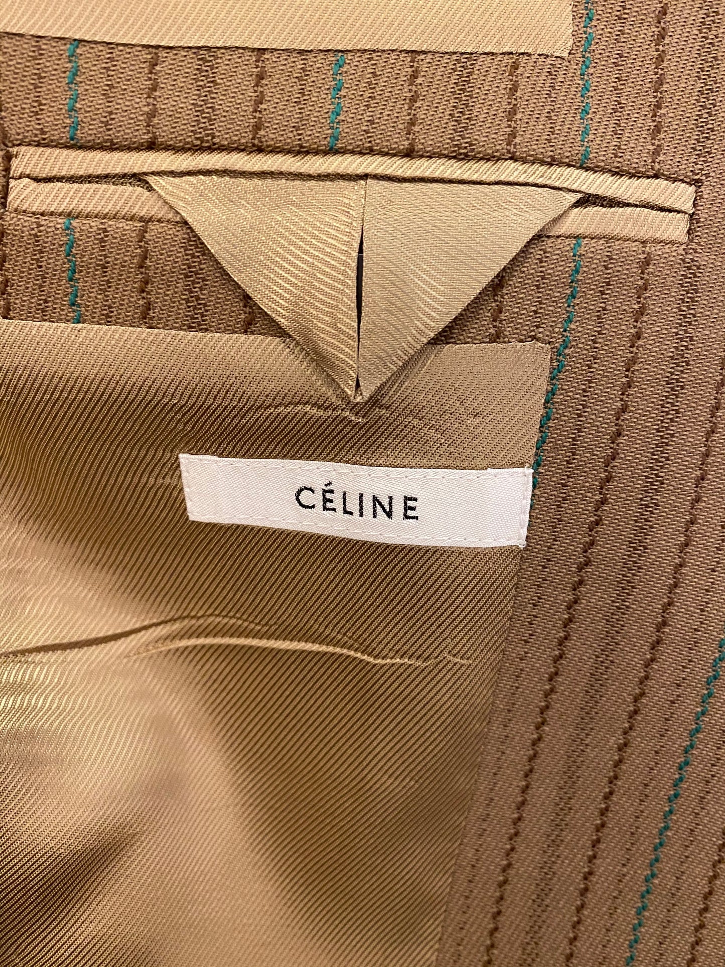 CÉLINE Beige Blazer Size 36